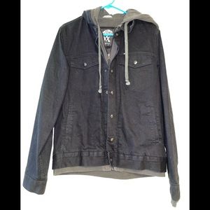 Black men’s jacket; Vans Brand; Size: Medium